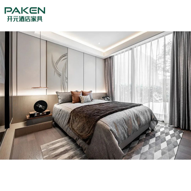 Customize Luxury Villa Furniture Bedroom Furniture Living Room Furniture&Popular Design Concise Style Bedroom
