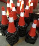 Quality 20inch PE Reflective Road Safety Caution Cone for Sale