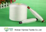 Pure White Polyester Yarn On Cone For Sewing
