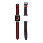 OEM ODM Double Sided Band Leather Watchband for Apple Watch Band 38 40 41 42 44