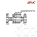 DN15 2 Piece Ball Valve 1/2inch API608 Forged Steel Ball Valve 1500LB Flanged