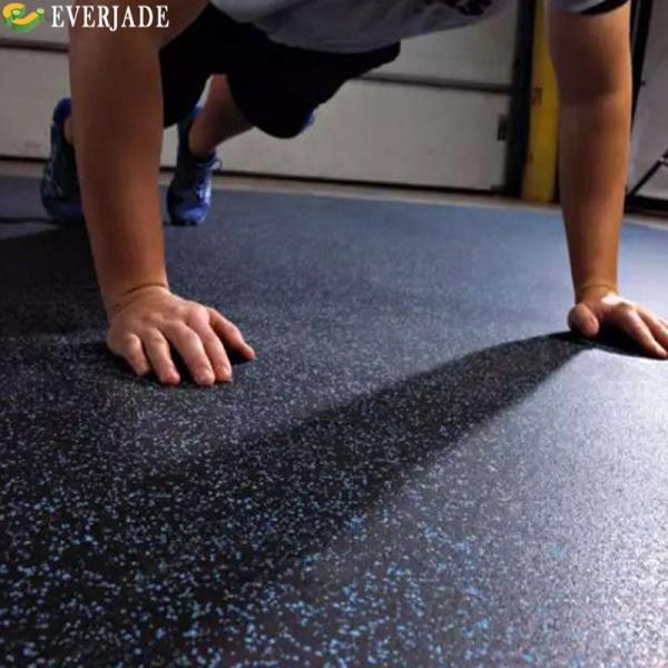 85% SBR Granules 15%EPDM Granules Eva Gym Carpet Plank for Garage/Underlay