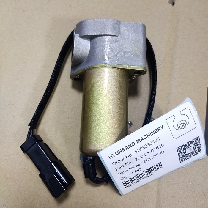 Excavator Solenoid Valve 702-21-07610 7022107610 For PC300-8 PC350-8 PC400-8