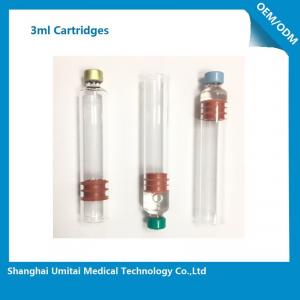 China Multi Function Insulin Pen Cartridge 3ml For Insulin Pen Top Cap Plunger  on sale