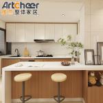Enhance Your Kitchen with Laminated Bullnose Countertop Acrylic Kitchen Cabinet