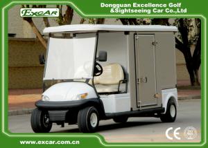 Wholesale EXCAR Electric Food Cart White 5KW Golf Beverage Cart With Steel Chassis from china suppliers