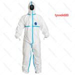 Disposable Coverall with Hood Protective Suit Factory Hospital Safety Clothing
