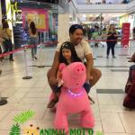 Hansel amusement park electric ride on walking stuffed animals