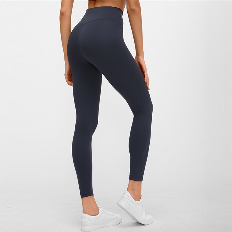 High Waist Stretch Capri Compression Workout Pants Nude 6 Colors XS-XXL