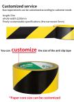 Floor PVC Warning Tape For Safety Marking High Visibility Yellow Caution Floor