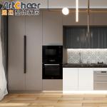 Residential Design Solid Wood Door Panel Surface Treatment Traditional Kitchen