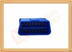 PVC BLUE OBDII 16 Pin Male OBD Diagnostic Connector CK-SOM002B