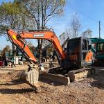 Earthmoving Used Excavator Korea Mini Doosan Dx60 Used Micro Digger 6 Ton