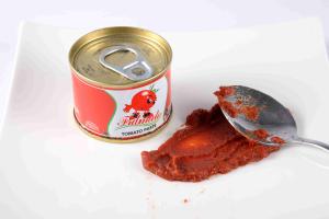 Wholesale Red Color Tinned Canned Tomato Paste 100% Fresh Raw Material Brix 28 - 30 from china suppliers