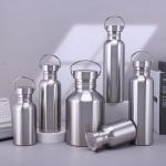 350ml 500ml 600ml Oem Odm Single Wall Stainless Steel Water Bottle BPA Free