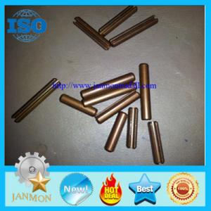 Wholesale Slotted spring pins,spring pins,grooved spring pins,split spring pins,stainless steel slotted pins,Copper spring pin from china suppliers