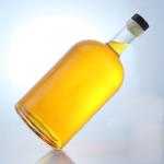 Customized Logo Large Capacity Screw Cap Spirit Glass Bottle for Whisky Vodka