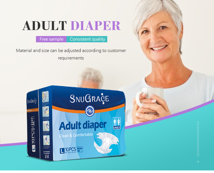 Customized Disposable Adult Diapers with ISO9001/ISO14001/OHSAS18001 BV Certification