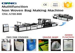 Wholesale Automatic Non woven Bag Making Machinery for Flat Bag / T Shirt Bag from china suppliers