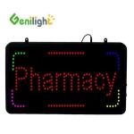 CE RoHS Genilight Indoor 22*13inch LED Pharmacy Open Signs 2213-261