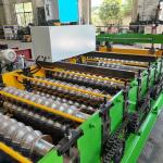 Zinc Corrugated Roof Panel Roll Forming Machine 1250mm PPGI Color Steel Sheet