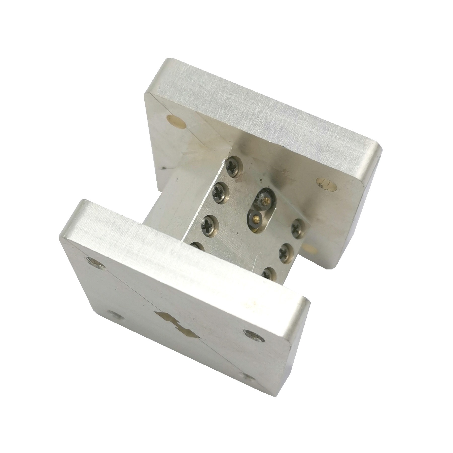 Double Ridge Waveguide To Coax Adapter