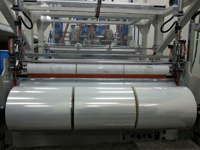 AF-65/90/65*1850MM Automatic High Speed Three Layer Or Five Layer Stretch Film / Cling Film Production Line