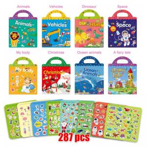 China Durable Educational Learning Products Children Removable Sticker Book on sale