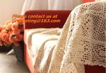 christmas tablecloths cotton and linen, Tablemat, Corcheted Lace Table linen,