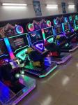 Motor racing game arcade game machine video game machine