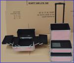 aluminum trolley vanity case with foldable drawers KLMYY380-270-780