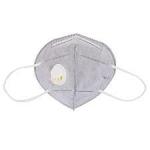 Black Anti Pollution Mask N95 Rated Mask High Filtration Efficiency