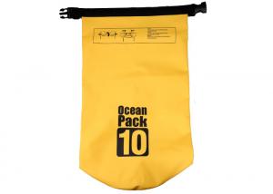 China Bbq / Adventure Yellow Roll Up Dry Bags Silk Screen Printing Eco Friendly on sale