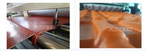 Custom PVC Roof Tile Making Machine with SJZ-80/156 Plastic Extruder 1.5~ 5m/min