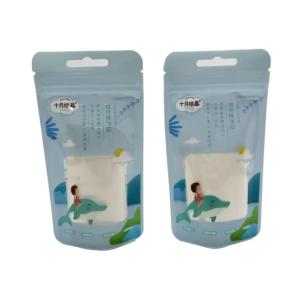 Wholesale Thickened Sealed Bag Custom Size Plant Essential Oil Buckle Zipper Bag Tear Easy Tear Stand Alone Bag from china suppliers