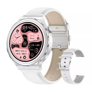 Wholesale Wireless Charging Luxury Ladies Smart Watches HK43 BT Call With 1.32inch Screen 360*360 For Women from china suppliers