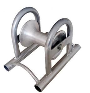Wholesale Galvanzied Aluminum Roller Underground Tools Straight Line Cable Roller from china suppliers