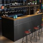 Hotel Reception Desk Vintage Iron Checkout Counters Made in American Industrial