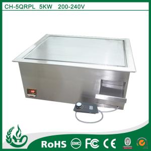 Wholesale Stainless steel built in induction griddle cooker with 5kw/200-240v from china suppliers