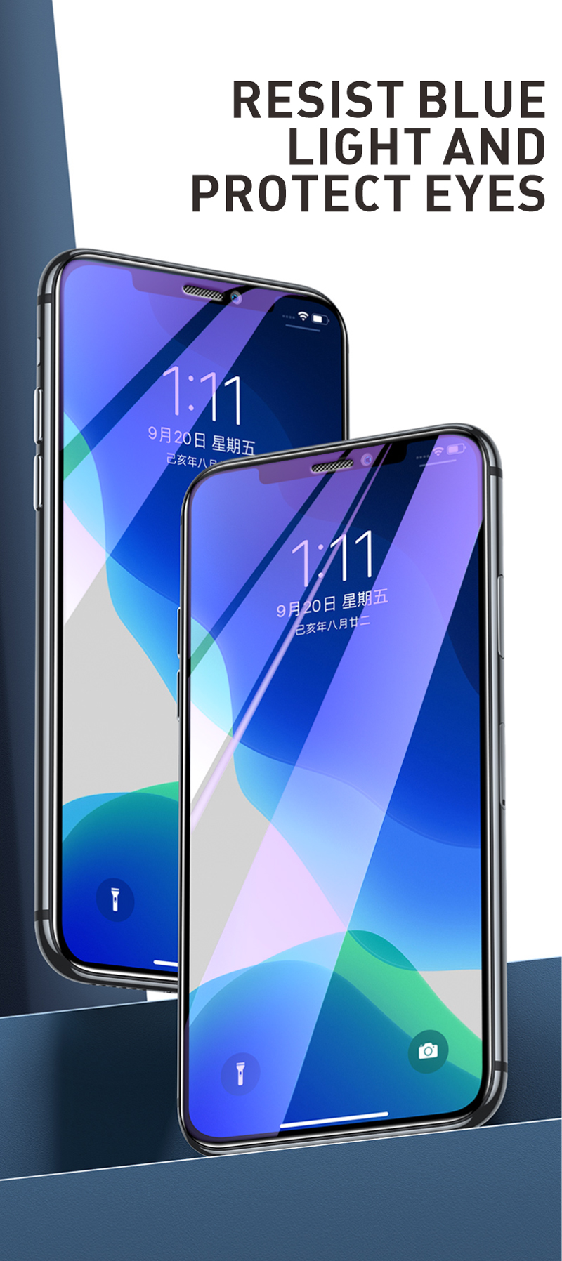 OEM Anti Blue Light 3d Screen Guard For Tecno Infinix Blu Itel Redmi Huawei Samsung