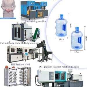Wholesale Single Screw 20L Large Container Blow Molding Machine 100KN Clamping Force 4 Heating Zones from china suppliers
