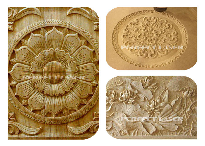 Multi - Function CNC Wood Carving Machine AC 220V With Buddha / Furniture Carving