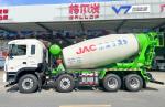 Concrete Truck Mobile 7-8m³ Tanker Cement Mixer Truck Chinese Brand JAC Yuchai