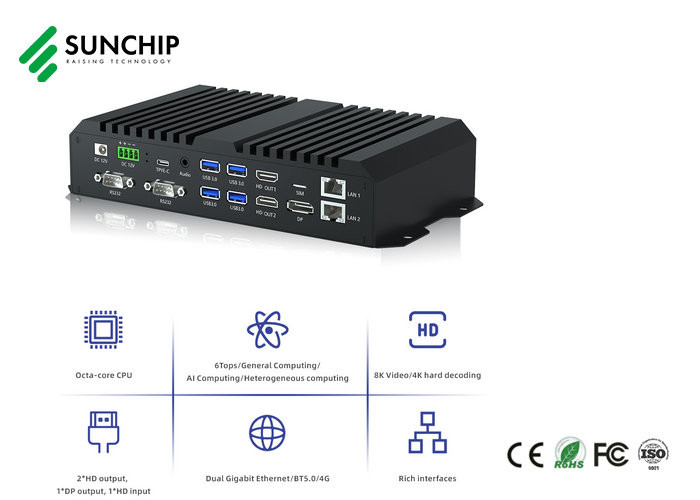 Android 12 OS Version Media Player Customized For Digital Signage / Vending Machine