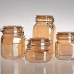 95ml 85ml Transparent Glass Jars Candy Food Storage Thickened Bottom 24pcs/ Ctn