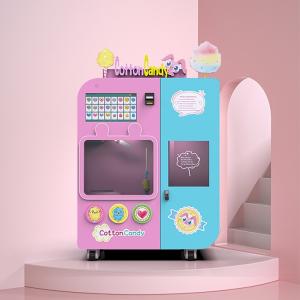 Wholesale Marshmallow Making Candy Floss Vending Machine Pink 220V Bill Pay from china suppliers