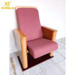 Customized Metal Floor Mounted Polywood Stand Theater Chairs For Church Halls