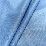 75-80gsm 6mm Diamond Blue Knitted ESD Antistatic Fabric For Cleanroom Coat
