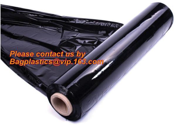 Blue Color Hand Bundling Stretch Wrap Plastic Film, Construction films, building