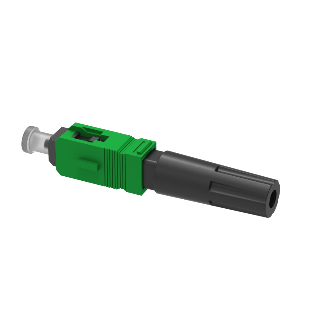Fast Connector Simplex SC APC Fiber Optic Drop Cable with UPC Polished Field Assembly